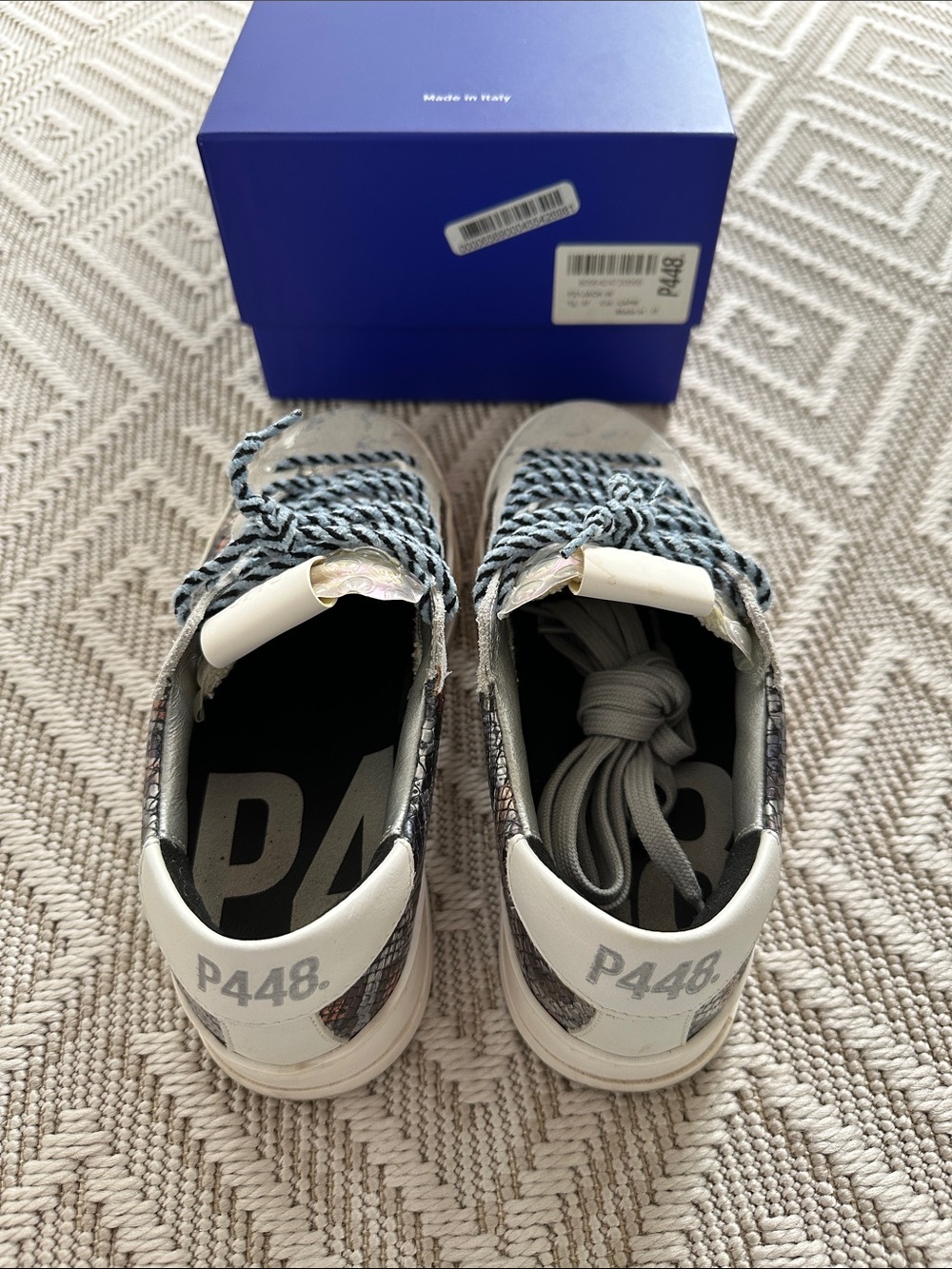P448- Jack Sneaker in Capri - Picture 3 of 6